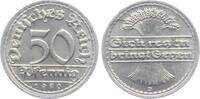 Weimarer Republik 50 Pfennig 50 Pfennig - mit Ährenbündel -