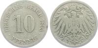 Kaiserreich 10 Pfennig 10 Pfennig - großer Adler -