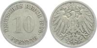 Kaiserreich 10 Pfennig 10 Pfennig - großer Adler -