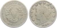 USA 1908 5 Cents - Liberty s-ss