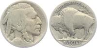 USA 1914 S 5 Cents - Buffalo - Indian Head - Büffel - Indianerkopf s-ss
