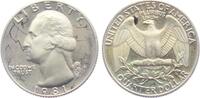 USA 1/4 Dollar - Quarter 1981 S Quarter - Washington PP