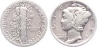 1 Dime 1938 D USA 1 Dime - Mercury (1916 - 1945) ss