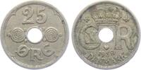 Dänemark 25 Öre Christian X. von Dänemark (1912 - 1947) -
