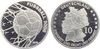 Deutschland - BRD Medaille Fußball 2006 - Ball im Netz -