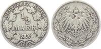 10 x 1/2 Mark 1905-1919 Kaiserreich 10 x 1/2 Mark cir.