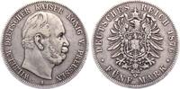 Preussen 5 Mark Wilhelm I. (1861 - 1888) -