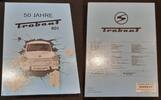 DDR - Zwickau Sammelalbum leer Sammelalbum 50 Jahre Trabant 601 - für 4 große Medaillen + 1 kleine Medaille -