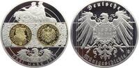 Deutschland - BRD Medaille 1000 Jahre deutsche Münzgeschichte - 3 Mark 1917 - Friedrich der Weise -