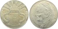 Vatikan Medaille Papst Johannes Paul II. - Petersdom mit Obelisk -