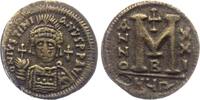 Byzanz Follis (NP) 527-565 / 1988 Replik - Justinian I. (527-565) - Brustbild des Kaisers mit Helm und Panzer prägefrisch - pfr.