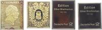 Preussen / Schleswig-Holstein-Lauenburg Silberbriefmarken Silberbriefmarken - Preußen 6 Pfennig - Schleswig-Holstein-Lauenburg 1 Schilling -