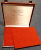 Deutschland - BRD Sammelbox aus rotem Kunstleder für 22 Münzen der Olympiaden 1980 -