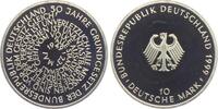 Deutschland - BRD 10 Mark 50 Jahre Grundgesetz in Deutschland - Prägebuchstabe F -