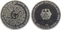 Deutschland - BRD 10 Mark 50 Jahre Grundgesetz in Deutschland - Prägebuchstabe A -