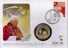 Vatikan Medaille auf Numisbrief Papst Benedikt XVI. - Weltfriedenstag 2012 -