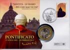 Vatikan Medaille auf Numisbrief Papst Benedikt XVI. - Papstaltar der Vatikansbasilika mit Engel - Kardiansdekan -