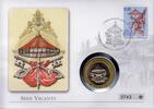 Vatikan Medaille auf Numisbrief Papst Benedikt XVI. - Sede Vakante - Petrus und Paulus -
