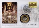 Vatikan Medaille auf Numisbrief Papst Benedikt XVI. - 50jähriges Jubiläum des 2. Vatikanischen Konzils -