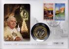 Vatikan Medaille auf Numisbrief Papst Benedikt XVI. - Besuch in Lurdes - Marienerscheinung -