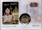 Vatikan Medaille auf Numisbrief Papst Benedikt XVI. - Weihnachten 2008 - Petersplatz -