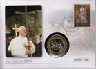 Vatikan Medaille auf Numisbrief Papst Benedikt XVI. - Karfreitag 2009 - Kreuzweg in Rom -
