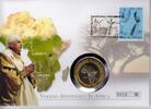 Vatikan Medaille auf Numisbrief Papst Benedikt XVI. - Reise nach Afrika -