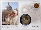 Vatikan Medaille auf Numisbrief Papst Benedikt XVI. - 500 Jahre Grundsteinlegung für den neuen Petersdom -