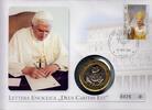 Vatikan Medaille auf Numisbrief Papst Benedikt XVI. - 1. Enzyklika des Papstes -