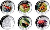 Malawi 5 x 10 Kwacha Gefährdete Frösche-Set (5) -