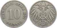 Kaiserreich 10 Pfennig 10 Pfennig - großer Adler -