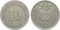 Kaiserreich 10 Pfennig 10 Pfennig - großer Adler -