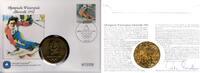 Deutschland - BRD Medaille auf Numisbrief Olympische Winterspiele 1992 in Albertville - Deutsche Sporthilfe -