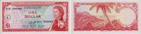 Ostkaribische Staaten - St. Lucia 1 Dollar Banknote - Ostkaribische Staaten - St. Lucia - 1 Dollar - 1965 - Fische -