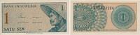 Indonesien 1 Sen Banknote - Indonesien - 1 Sen - 1964 - Bauer- Mann - Bank Indonesia -