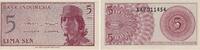 Indonesien 5 Sen Banknote - Indonesien - 5 Sen - 1964 - Frau mit Hut - Bank Indonesia -