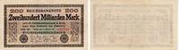 Weimarer Republik 200.000.000 Mark Inflation - Weimarer Republik - 1923 - 200.000.000 Mark - 6stell. - Hakensterne -