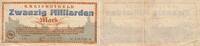 Dillenburg / Dillkreis 20 Milliaden Mark Banknote - Kreisnotgeld - Dillenburg / Dillkreis - 20 Milliaden Mark - 1923 -