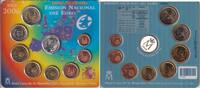Spanien KMS - 3,88 Euro + Medaille KMS - 2006 - 1 Cent - 2 Euro + Medaille zum 20. Jahrestag des EU Beitritts -