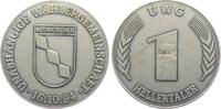 Neunkirchen / Siegerland Medaille - Hellertaler 1 Hellertaler - Unabhängige Wählergemeinschaft Neunkirchen - 16.10.1994 - UWG -