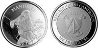 Kamerun 500 Francs Mandrill - Affe - Silberunze -
