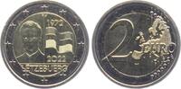 Luxemburg 2 Euro Flagge von Luxemburg -