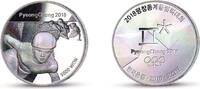 Südkorea 5000 Won Olympische Winterspiele Pyeong Chang 2018 - Short-Track -