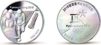 Südkorea 5000 Won Olympische Winterspiele Pyeong Chang 2018 - Viererbob -