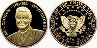 USA Medaille Die großen Präsidenten der USA - Bill Clinton - 42. Präsident der USA -