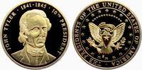 USA Medaille Die großen Präsidenten der USA - John Tyler - 10. Präsident der USA -