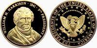 USA Medaille Die großen Präsidenten der USA - William H. Harrison - 9. Präsident der USA -