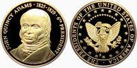 USA Medaille Die großen Präsidenten der USA - John Quincy Adams - 6. Präsident der USA -