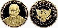 USA Medaille Die großen Präsidenten der USA - Lyndon B. Johnson - 36. Präsident der USA -