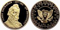 USA Medaille Die großen Präsidenten der USA - James Buchanan - 15. Präsident der USA -